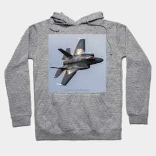 F-35A Pulling Vapor At Dusk Hoodie